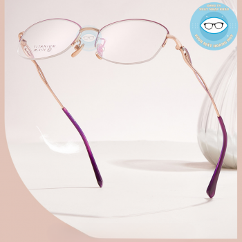 Gọng kính kim loại mã 6174